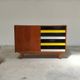 Set of 2 furniture pieces: Large sideboard Libena and Buffet U458 Jiroutek in yellow.