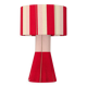 The Irresistible powder red table lamp