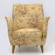 Attribués à Gio Ponti, fauteuils italiens modernes du milieu du XXe siècle par ISA, années 1950