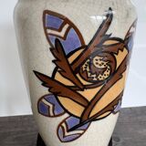 Art Deco Vase AMC Wasmuël - Crackled Ceramic
