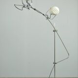 Vintage white Sorrento floorlamp by Copini & Posthuma for Gepo, Netherlands 1970s