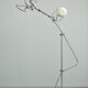 Vintage white Sorrento floorlamp by Copini & Posthuma for Gepo, Netherlands 1970s