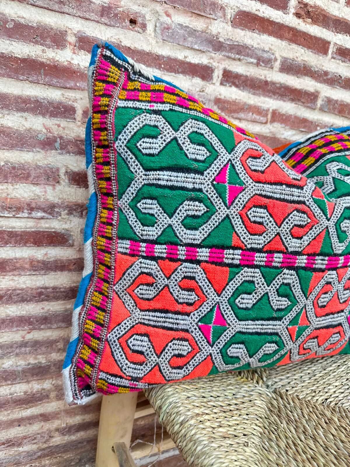 Vintage Moroccan Berber cushion cover handmade