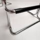 Set of 2 leather bar stools attributed to Mart Stam, 1970s