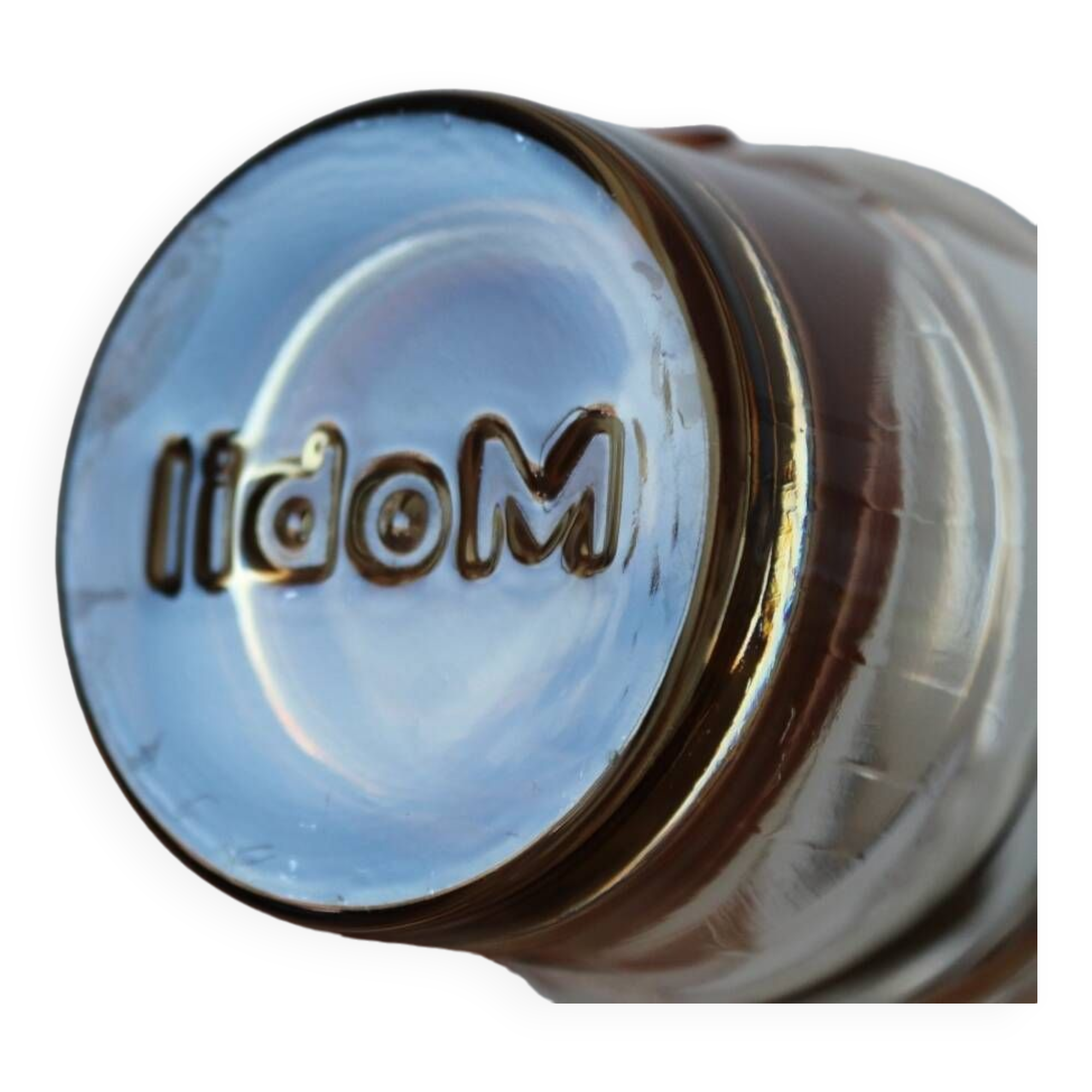 11 verres à eau vintage fumés mobil
