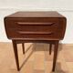 Vintage Scandinavian design bedside table in teak by the Danish Andersen.