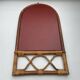 Miroir vintage en bambou