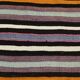 Tapis Kilim multicolore 5x8, tapis rayé, Kilim antique années 60 160x232 cm