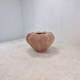 Large Bamboo and Rattan Flowerpot or Planter, France 1970's