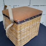 Chest seat for child wicker year 60