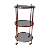 Art deco rolling drink/side table
