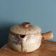 Large stoneware tureen/caquell from Puisaye, signed Jean-Pierre Prud'homme