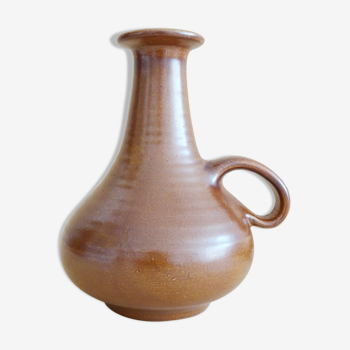 Brown vase by Manfred Buchholz