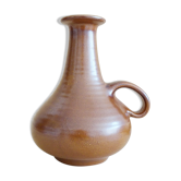 Vase brun par Manfred Buchholz