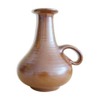 Brown vase by Manfred Buchholz