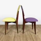 Colorful chair duo