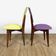 Colorful chair duo