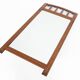 Art Deco mirror in solid wood with facet cut mirror, 1930s