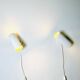 C-1582 Tubular Wall Lamps In White By Raak Amsterdam, The Netherlands 1960S