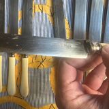 Set of 12 horn-handled knives