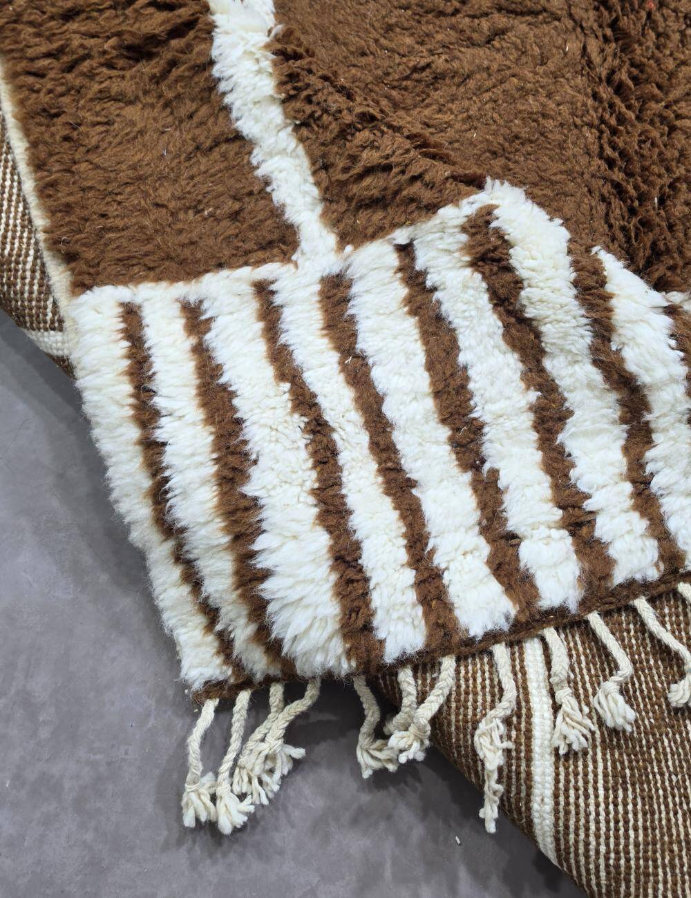 Tapis Brun Contemporain - 310 x 250 cm