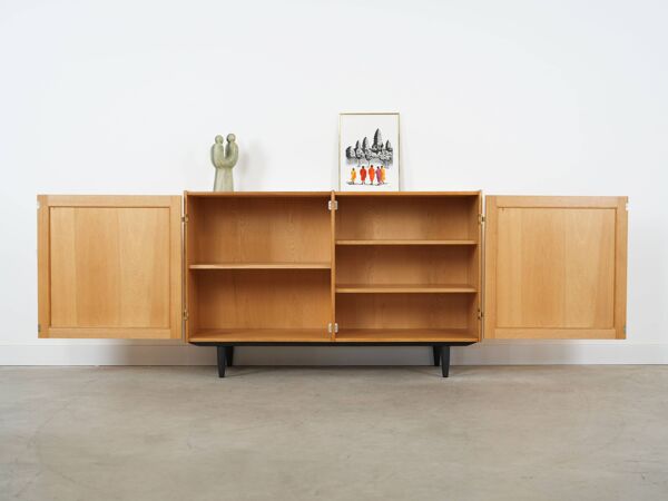 Meuble en frêne, design danois, années 1970, fabricant : Lyby Møbler