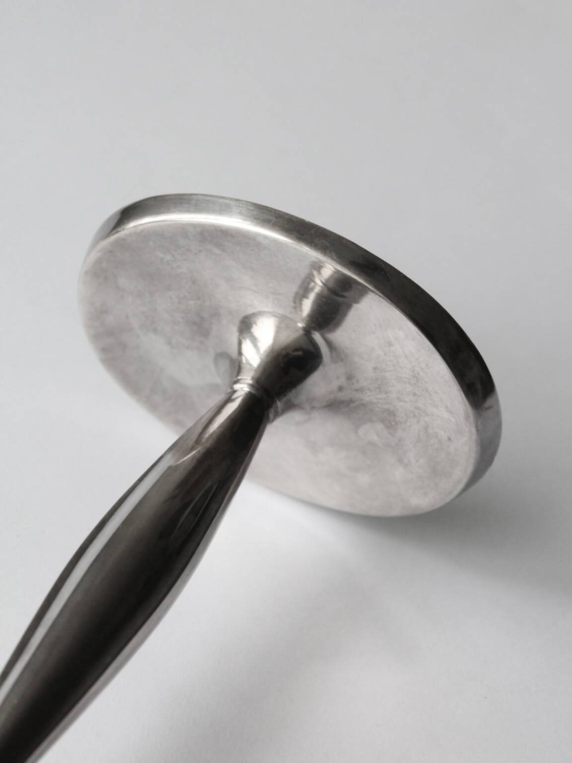 Cohr Silver Plated Candlestick, Denmark, 1960s