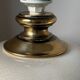 Pieds de lampe en céramique craquelée