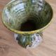 Vase vert olive et fat lava crème chantrier sauzelles