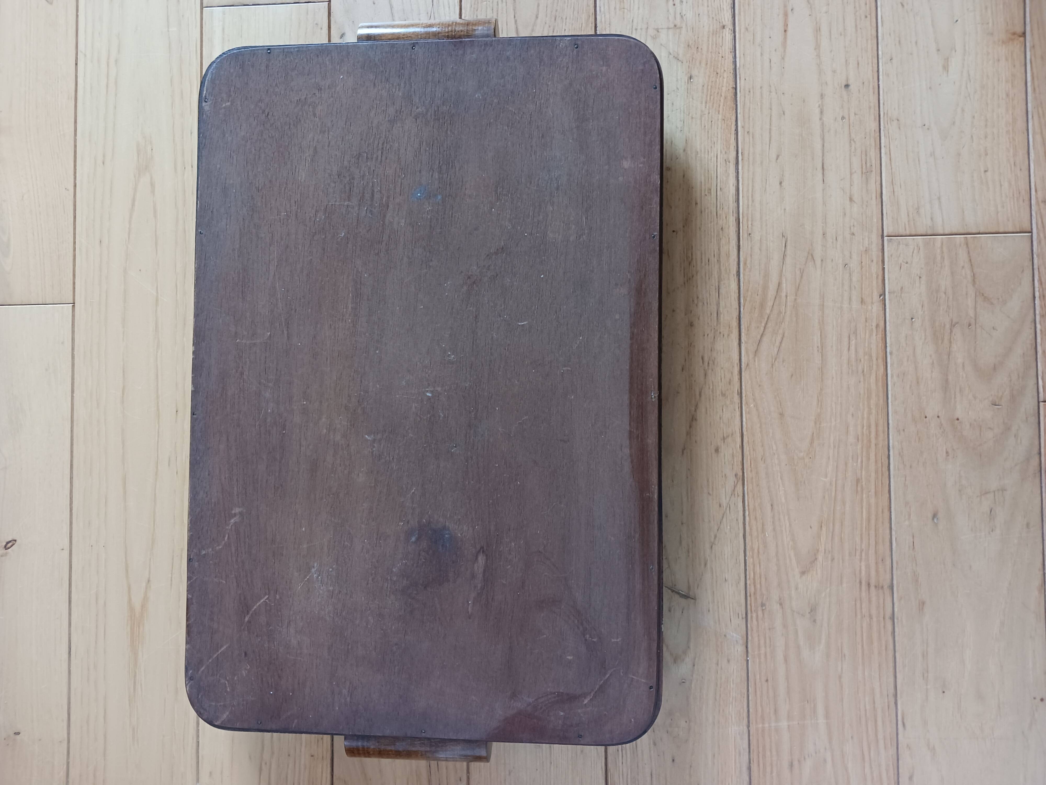 Wooden tray, 1950s.