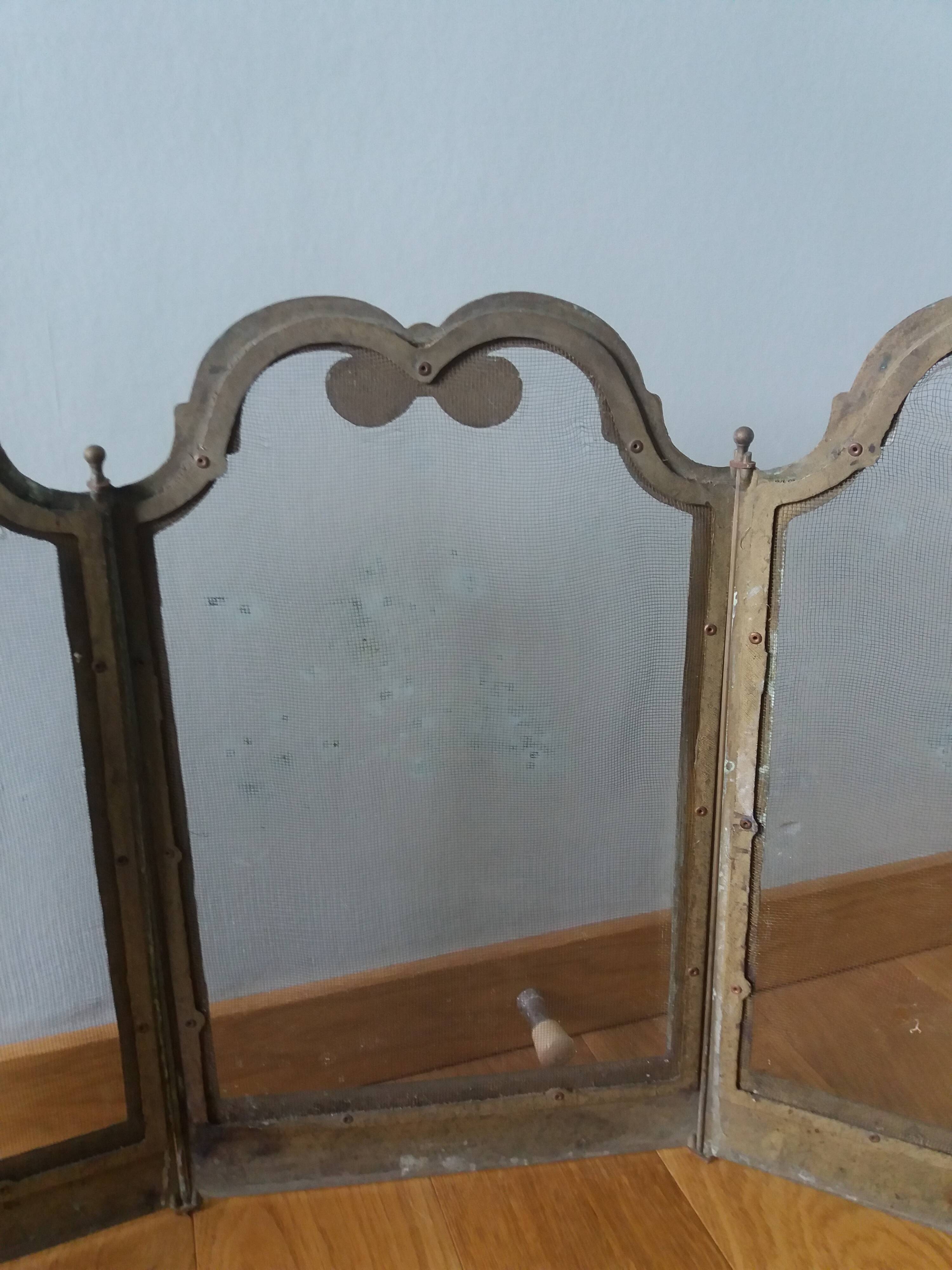 Fire screen fireplace screen 4 leaves