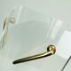 Transparent lucite acrylic umbrella stand 1980s 1990s post modern design