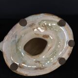 Art Deco ceramic animal sculpture, White Turkey, circa 1930