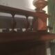 Henri II walnut sideboard, marble top