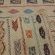 Multicolor rugs Handmade wool 160x90cm