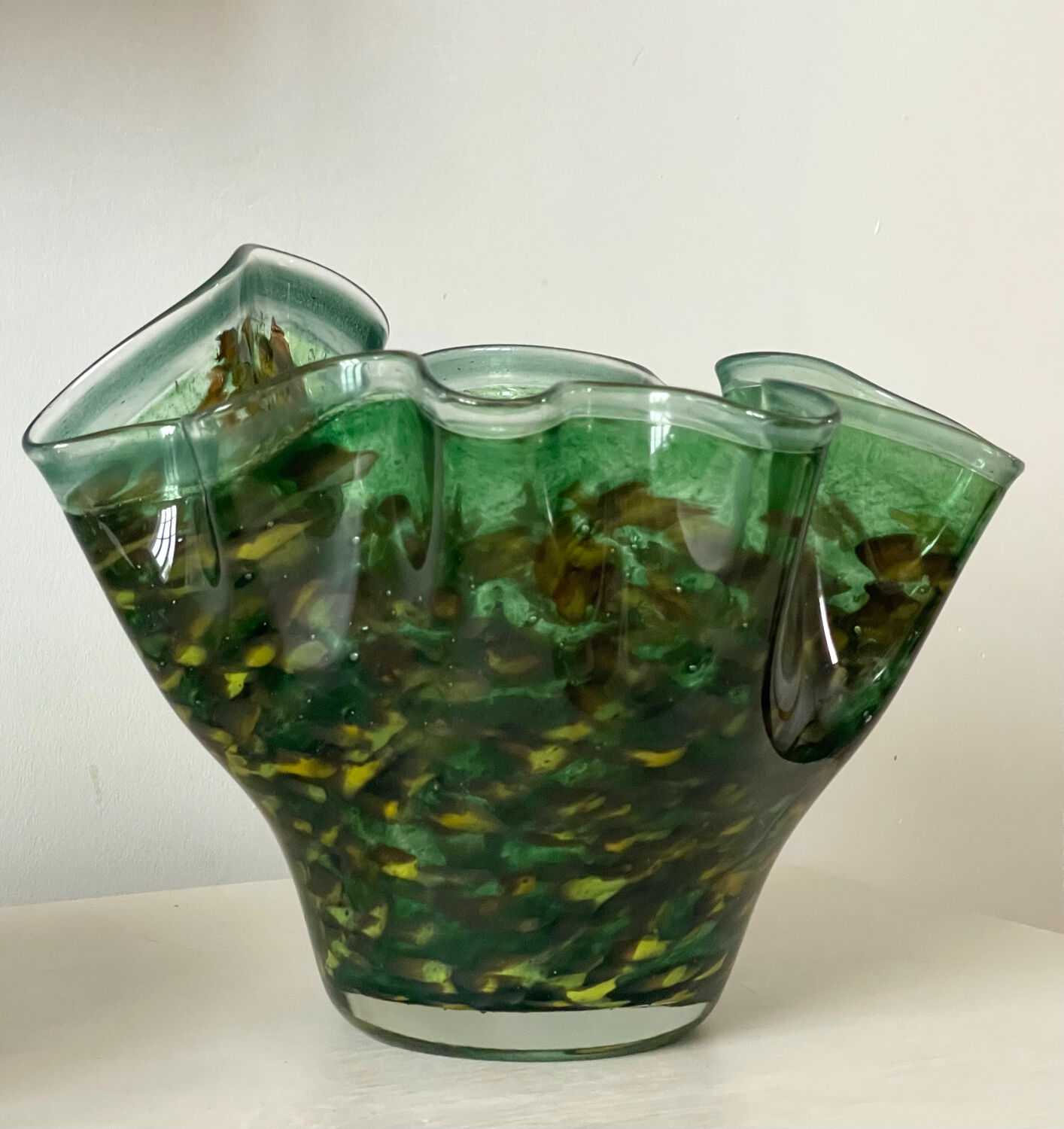 Blown glass vase 1970.