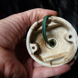 art deco wall lamp porcelain tulip glass