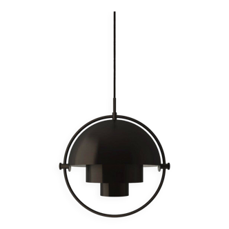 Multi-Lite S Black Brass Pendant Lamp - Gubi