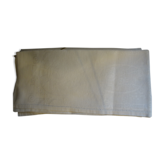 Lot de 11 serviettes damassées lin et coton