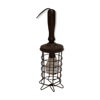 Lamp balladeuse wood handle