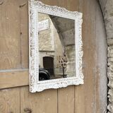Miroir bois sculpté