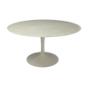 Round table Tulip in Calacatta marble by Eero Saarinen, Knoll