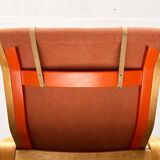 Mid-century modern Pulkka lounge chair by Ilmari Lappalainen for Asko, 1960s.