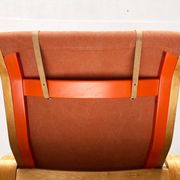 Mid-century modern Pulkka lounge chair by Ilmari Lappalainen for Asko, 1960s.