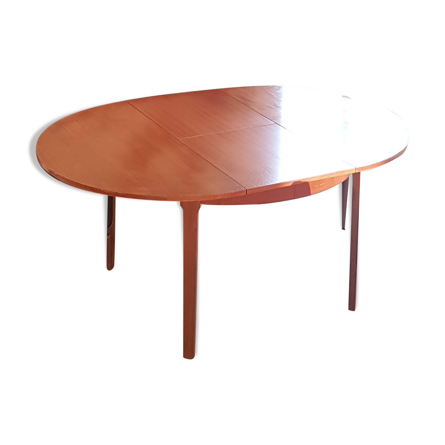 Scandinavian extensible table, butterfly extension circa 1960