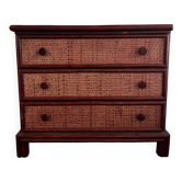Vintage Maugrion Editions Commode – Made in France – caning