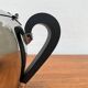 Postmodern Italian Bomb Teapot in Stainless Steel and Bakelite by Carlo Alessi for Alessi