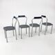 Set of 4 Dining Chairs by Calligaris Italy, 1980s