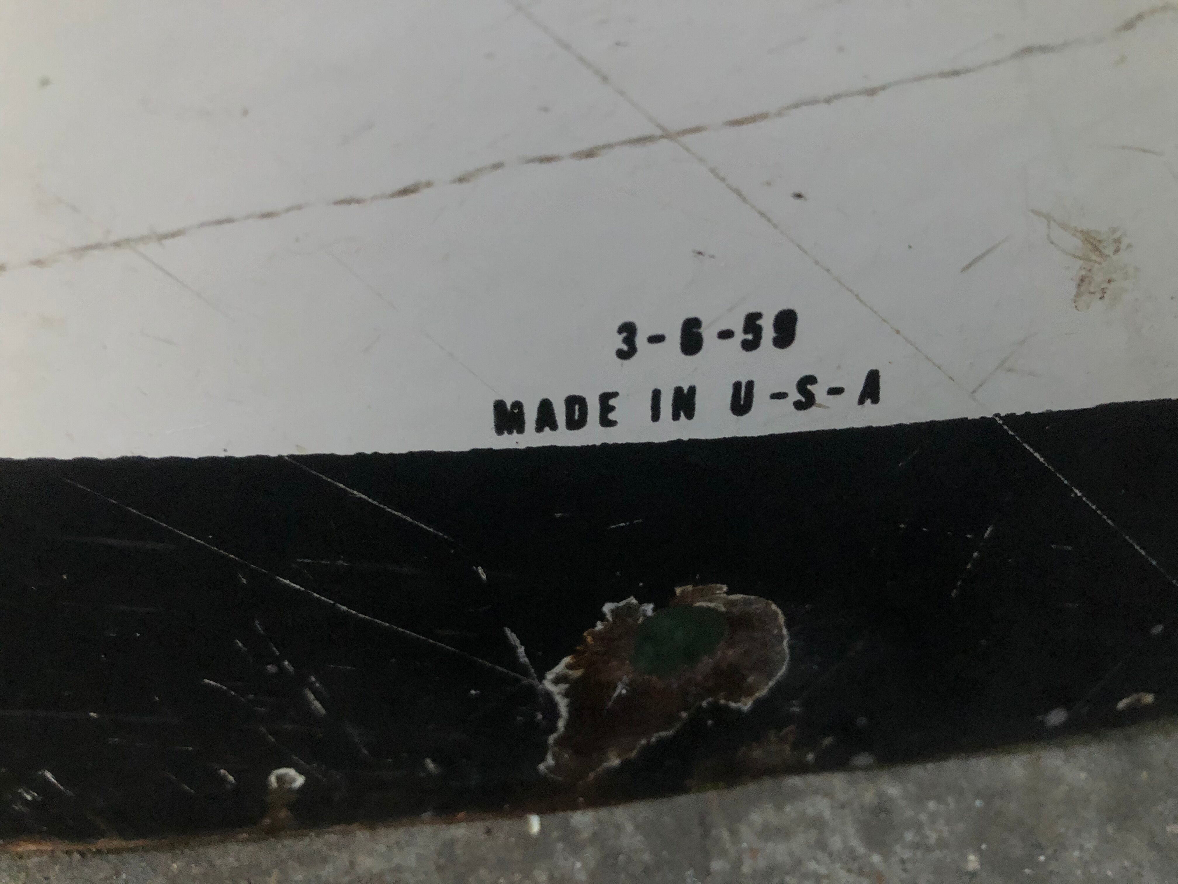 US texaco advertising plate from 1958