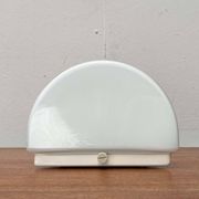 Wall lamp in glass from the Postmodern T+L Royal Typ L 133 series by Keuco, 1980s.